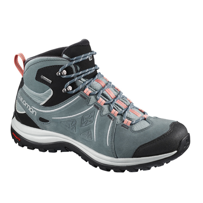 Chaussures De Randonnée Salomon Femme Turquoise Clair / Noir - Salomon ELLIPSE 2 MID LTR GTX® W - Fr